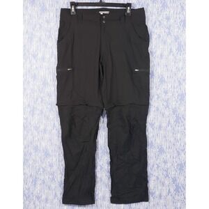 L.L. Bean Hiking Convertible Pants Womens Size 10 Outdoor Lightweight Black